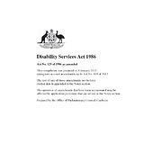 Disability Services Act 1986